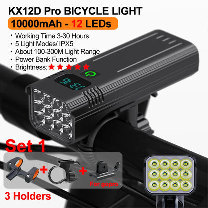 KX12D Pro Bicycle Light Set