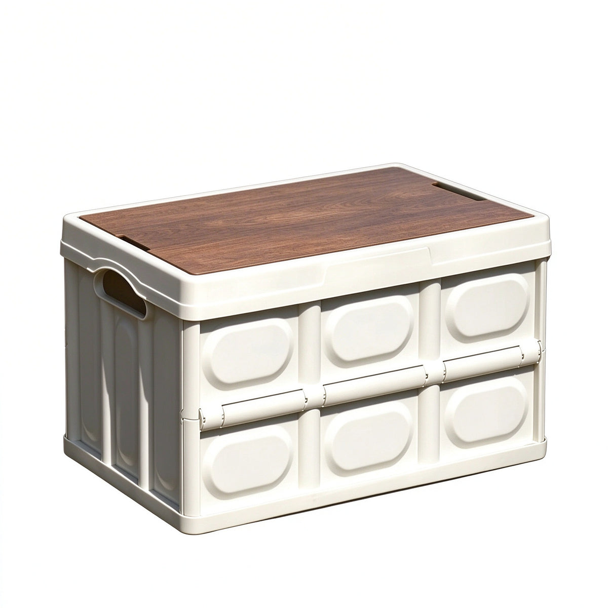 Wooden Camping Storage Organizer Box with Large Capacity