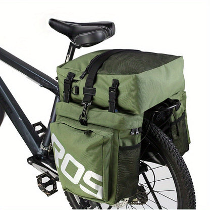 3-in-1 Bicycle Rear Capacity Rack Pannier Bag