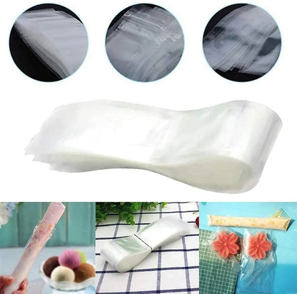 100Pcs Disposable Ice Pop Mold Bags with Funnel
