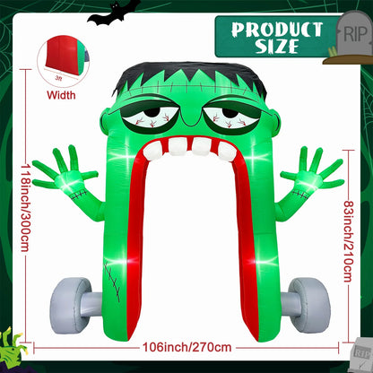 Frankenstein Halloween Inflatable Yard Decoration