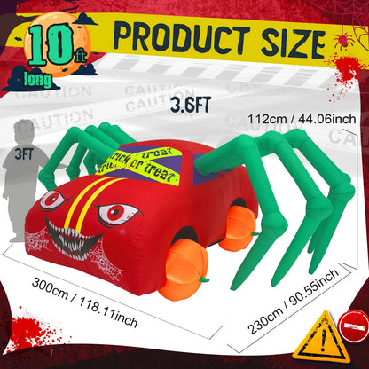 Giant Inflatable Spider Halloween Outdoor Decoration