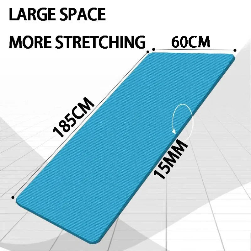 Thick Anti-Skid Yoga Fitness Mat (15mm)