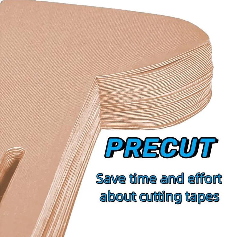 10PCS Waterproof & Elastic Kinesiology Knee Tape Blue