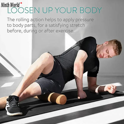 High-Density Natural Cork Yoga Pillar