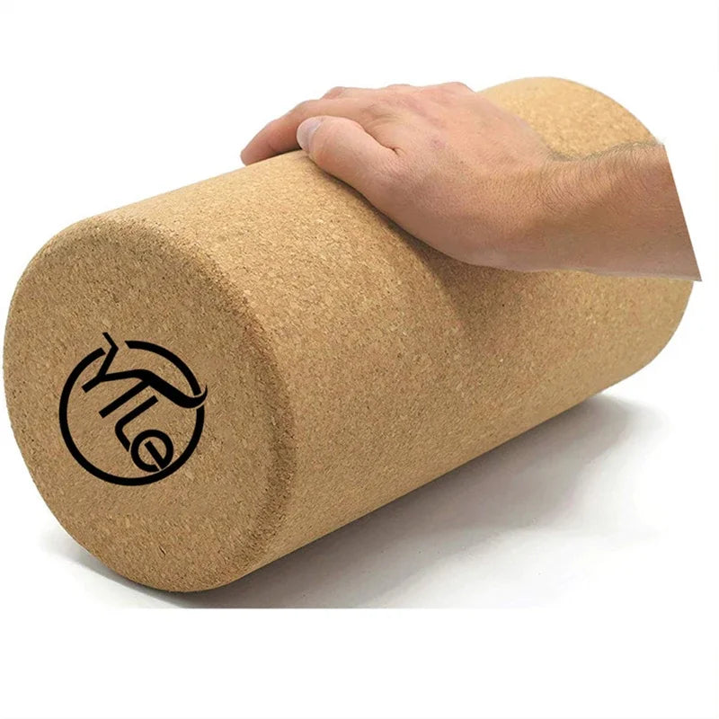High-Density Natural Cork Yoga Pillar