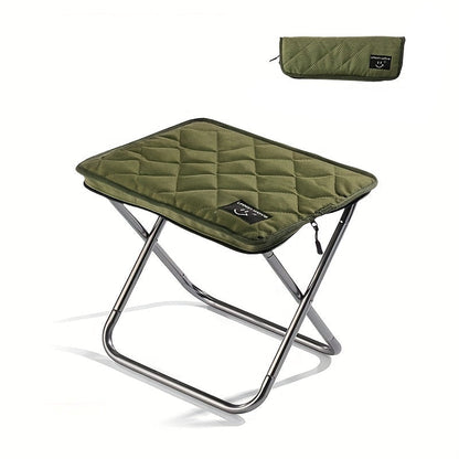 Folding Aluminum Stool with Carry Bag