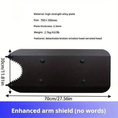 U-Shaped Hunting Guard Plate with Strap Support