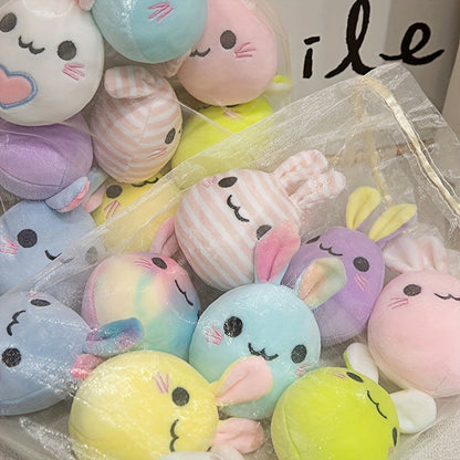 9-Piece Adorable Easter Rabbit Plush Dolls Set