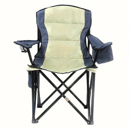 Portable Outdoor Folding Chair - Beige Yellow