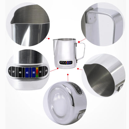 600ML Stainless Steel Milk Frothing Pitcher Silver