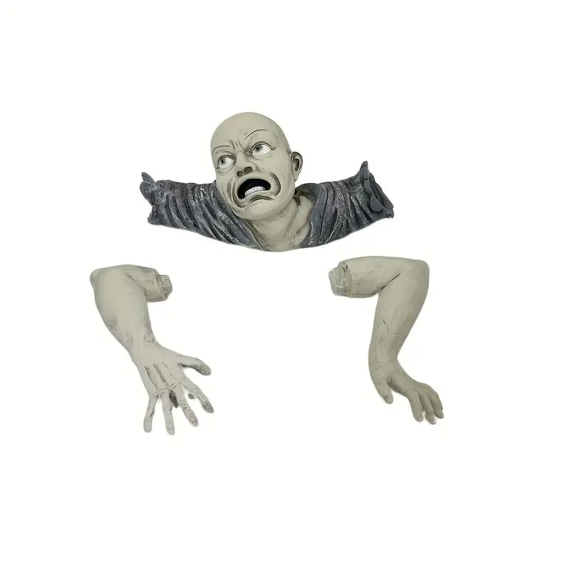 Swamp Zombie Figurine - Creepy Crawling Undead Resin Statue