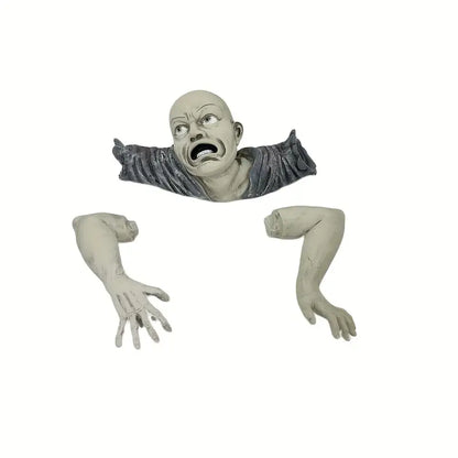 Swamp Zombie Figurine - Creepy Crawling Undead Resin Statue