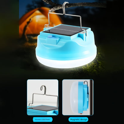 Adjustable LED Solar Bulb with Built-in Battery (3-Gear)