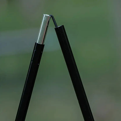 Portable Folding Lamp Pole - Lightweight Collapsible Aluminum Lantern Stand