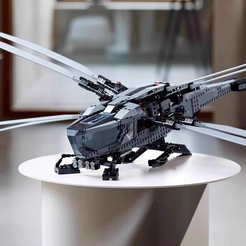 Dune Atreides Ornithopter Building Kit – 1369-Piece Model Set (Compatible with Major Brands