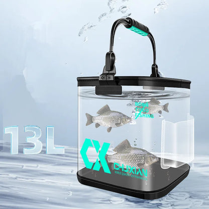 Foldable Live Fish Bucket