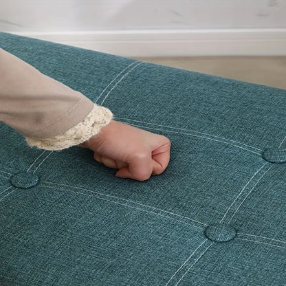 Durable Morandi Green Storage Stool