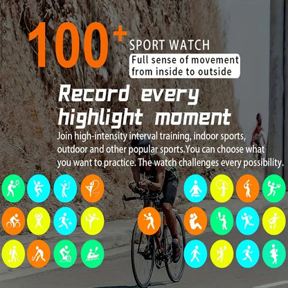 Smart Watch with Wireless Calls, 1.39" Round Screen, Multiple Sports Modes