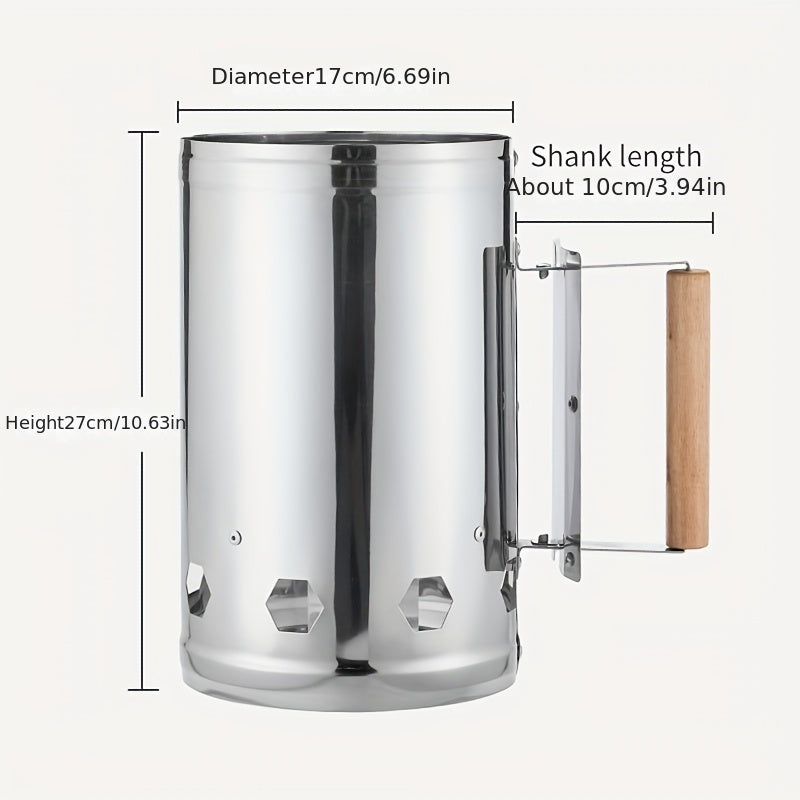 Charcoal Starter for Grilling & Tea Brewing