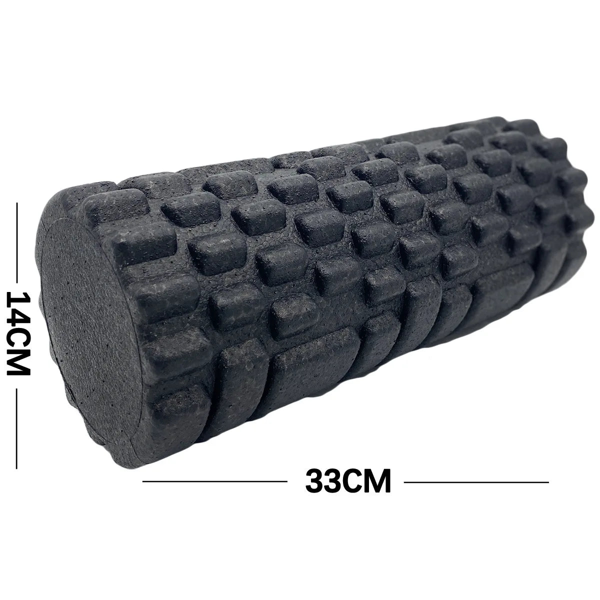High-Density EPP Foam Roller – 33cm Black