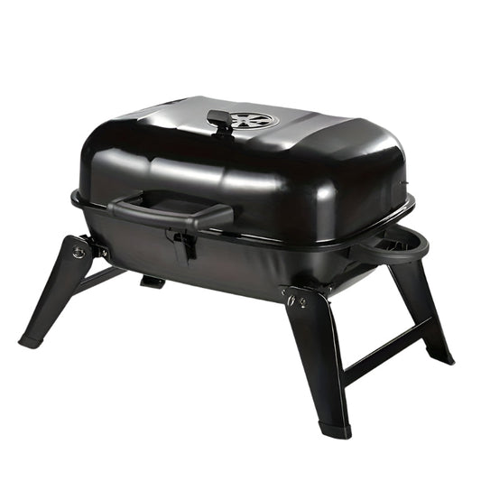 Cast Iron Charcoal Grill for Outdoor BBQ