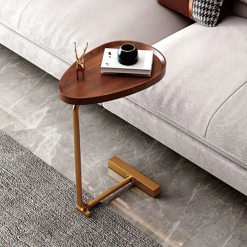 Crafted with precision, this wood grain side table is a work of art
