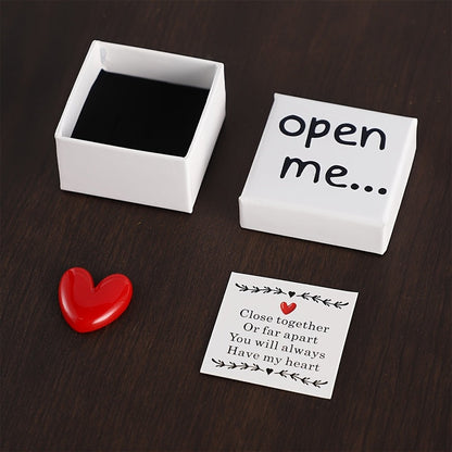 Open Me Surprise Gift Box with Resin Heart