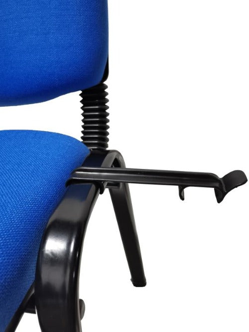 Stackable & Linkable Office Conference Visitor Community  Chairs (Set of 7-Blue)