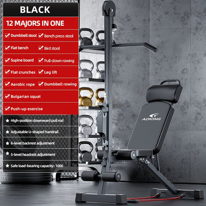 Dumbbell Sit-Up Bench Home Gym Equipment