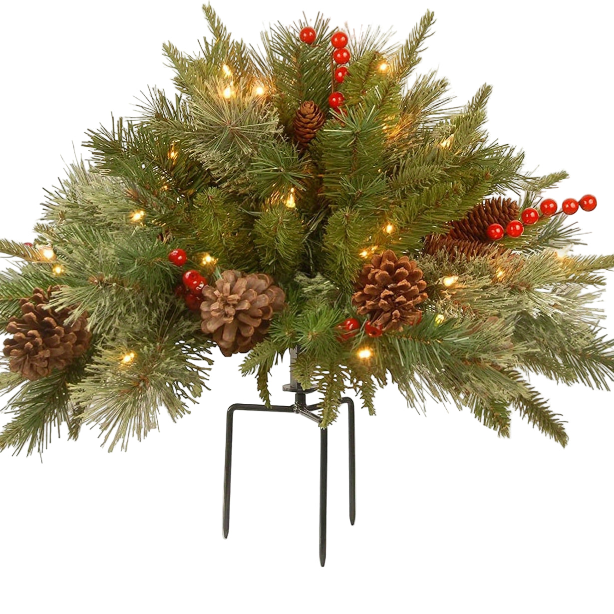 Pre-Lit Artificial Christmas Tree with LED Lights