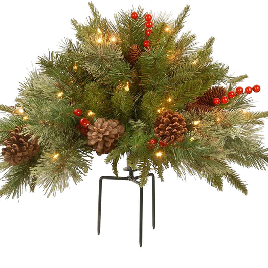 Pre-Lit Artificial Christmas Tree with LED Lights