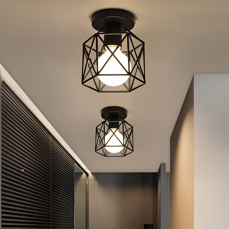 Ceiling Lights Geometric Metal Fixtures (4PCS)