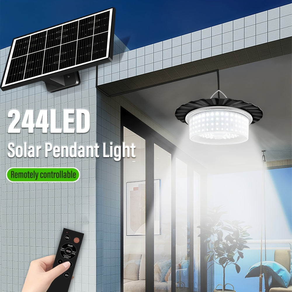 Solar Pendant Light with Motion Sensor