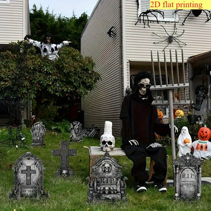 Halloween Tombstone Decoration Set of 6