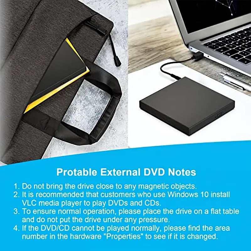 Empower Your Data Arsenal with Our External CD DVD Drive