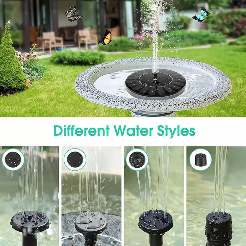 Solar Fountain Pump for Outdoor Waterscapes
