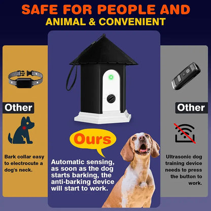 Outdoor Waterproof 2-in-1 Ultrasonic Dog Barking Control & Dog Training Tool
