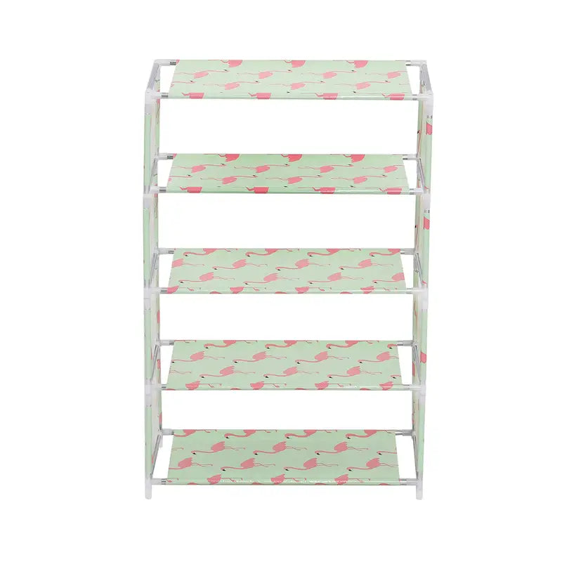 Simplify your life with this Non-Woven Dustproof Shoe Rack