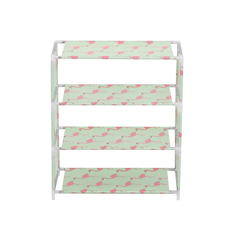 Simplify your life with this Non-Woven Dustproof Shoe Rack