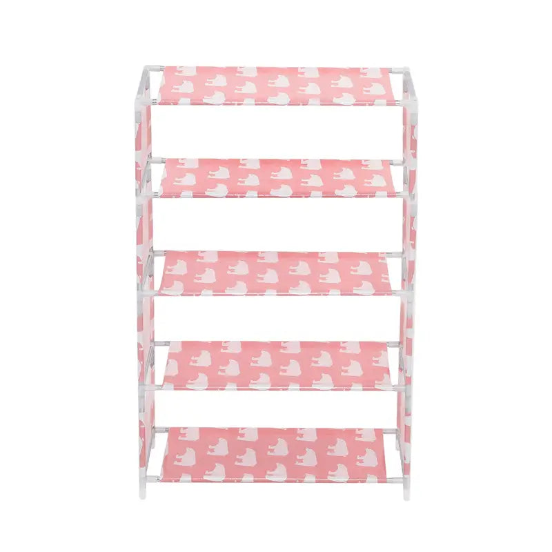 Simplify your life with this Non-Woven Dustproof Shoe Rack