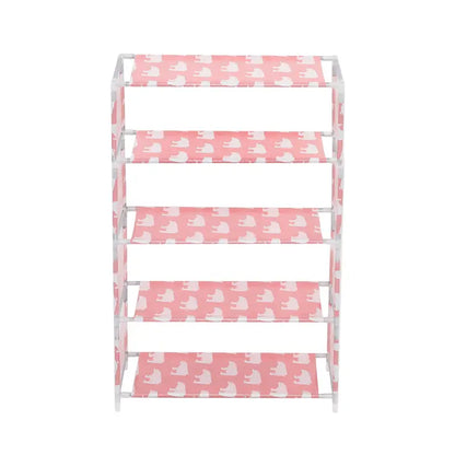 Simplify your life with this Non-Woven Dustproof Shoe Rack
