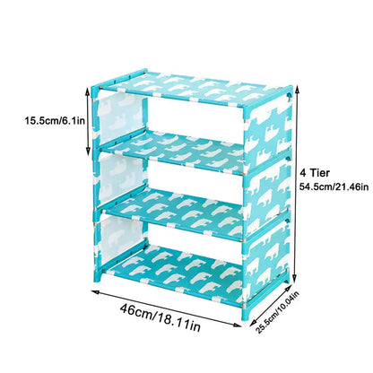 Simplify your life with this Non-Woven Dustproof Shoe Rack