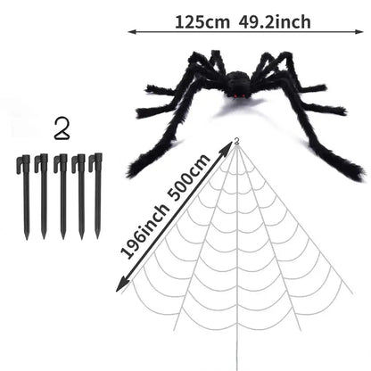 Glowing Arachnid: A Spooky Halloween Spider