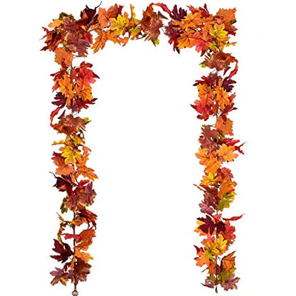 Autumn Maple Leaf Hanging Vine Garland