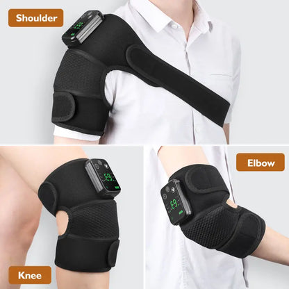 Cordless Knee & Shoulder Massager with Soothing Heat Therapy