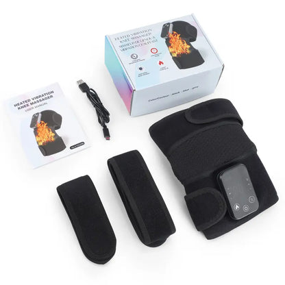 Cordless Knee & Shoulder Massager with Soothing Heat Therapy