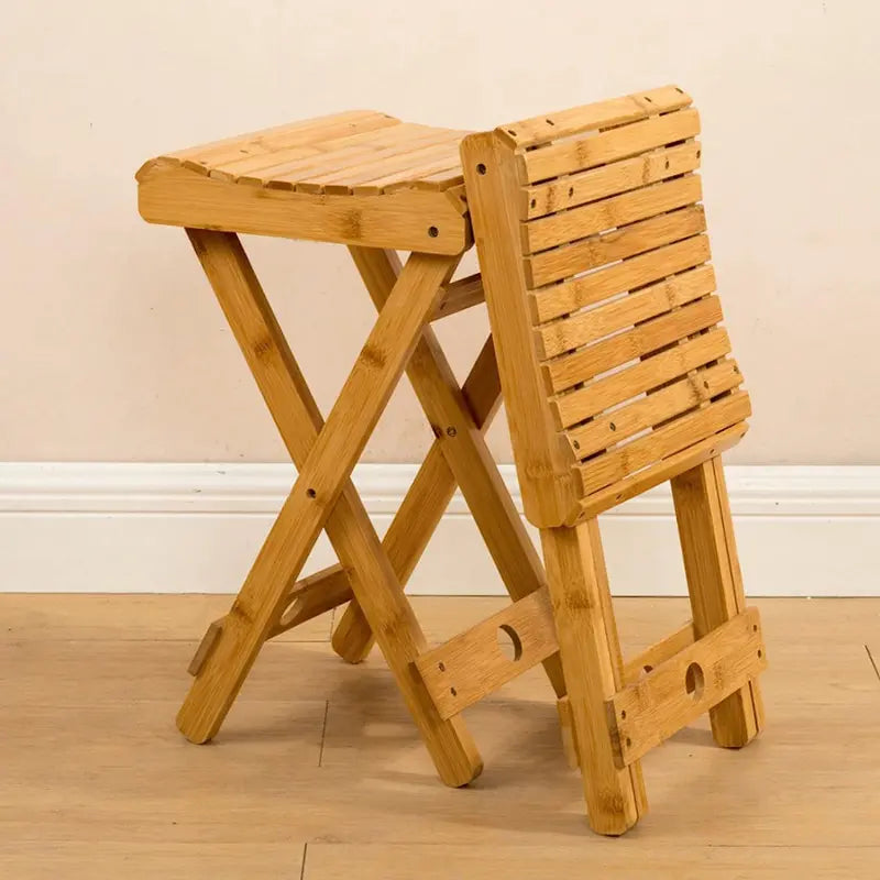 Step Up the Eco-Friendly Way with Our Bamboo Folding Bench