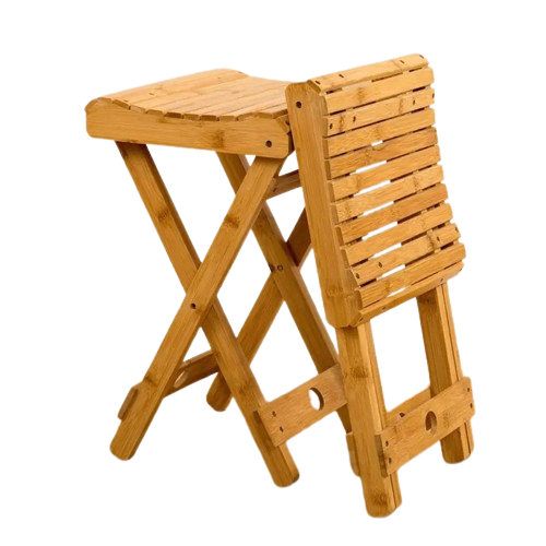 Step Up the Eco-Friendly Way with Our Bamboo Folding Bench