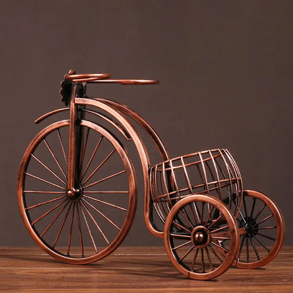 European-Style Vintage Carriage Wine Rack